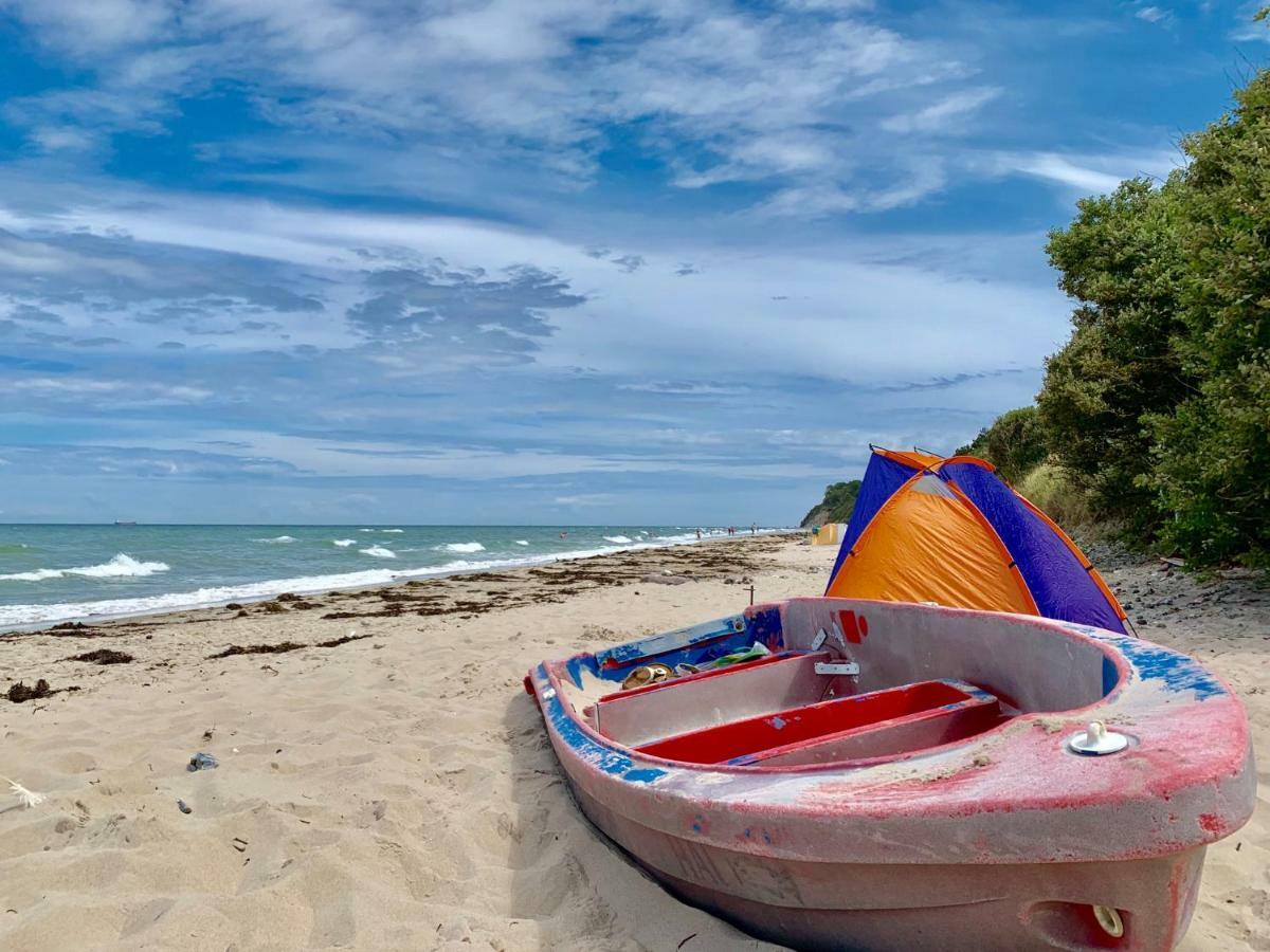 Strandnahe Ferienwohnung Ruegen Dranske Zewnętrze zdjęcie